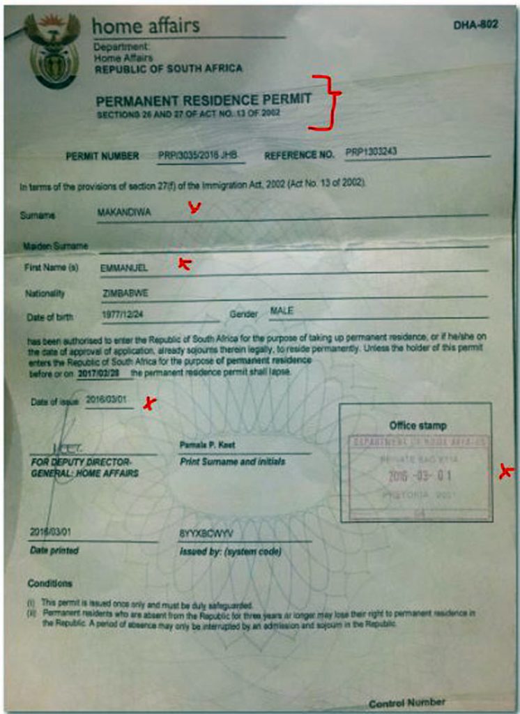 Makandiwa reportedly gets South African permanent residence permit ...