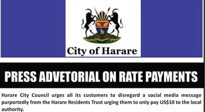 Harare City Council Extends 50% Promo Deadline After Plea By Ratepayers ...