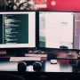 monitor screens, cellphone, ear phones