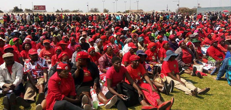 Huge Crowd At MDC-T Alliance