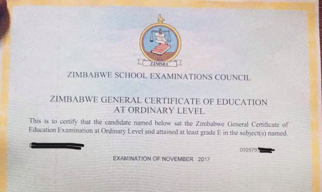 ZIMSEC Has Introduced New Certificates