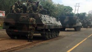 Zimbabwe Army Calls For Calm As It Moves A Large Number Of Troops And Vehicles