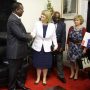 Harriet Baldwin UK Minister for Africa With Emmerson Mnangagwa
