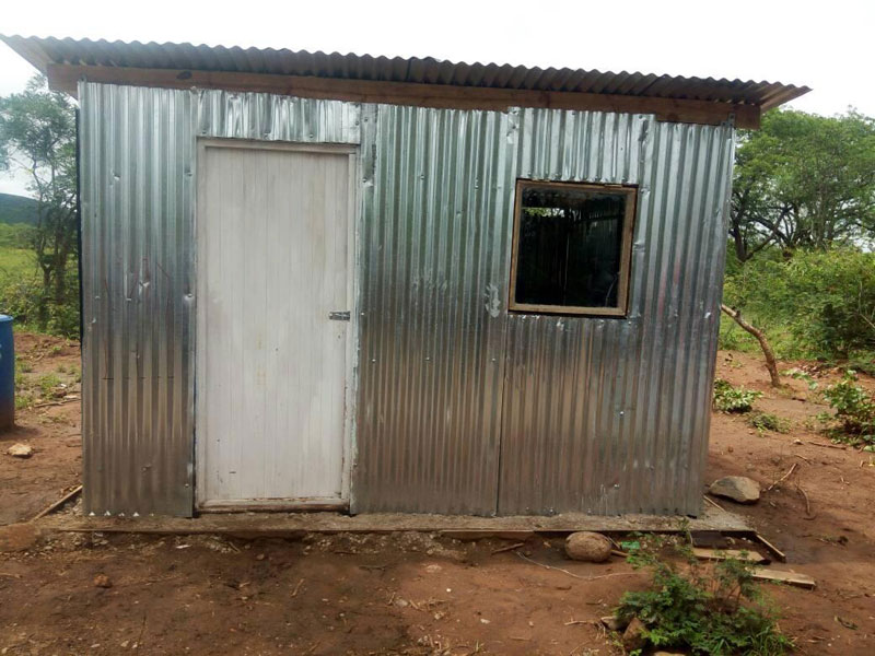 Cabin at Wicknell Chivayo's Gwanda Solar Power Project