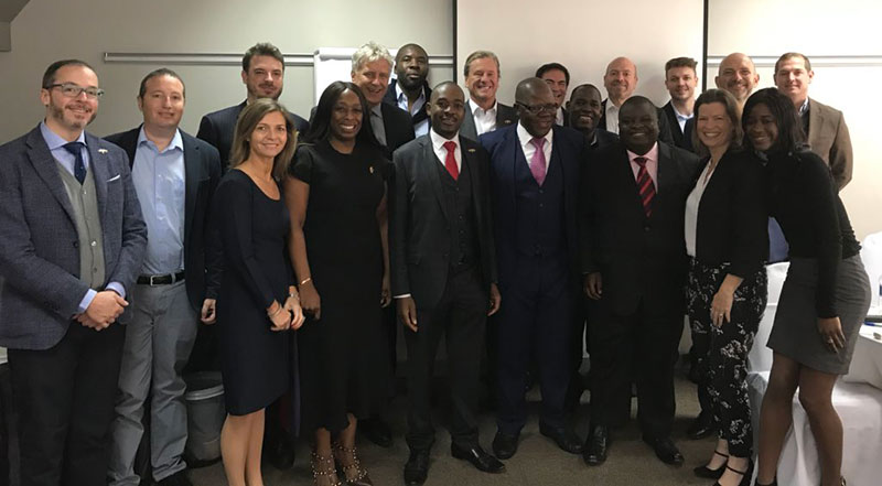 Nelson Chamisa With Investors
