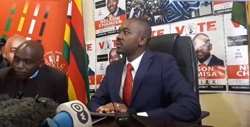 Nelson Chamisa Press Conference
