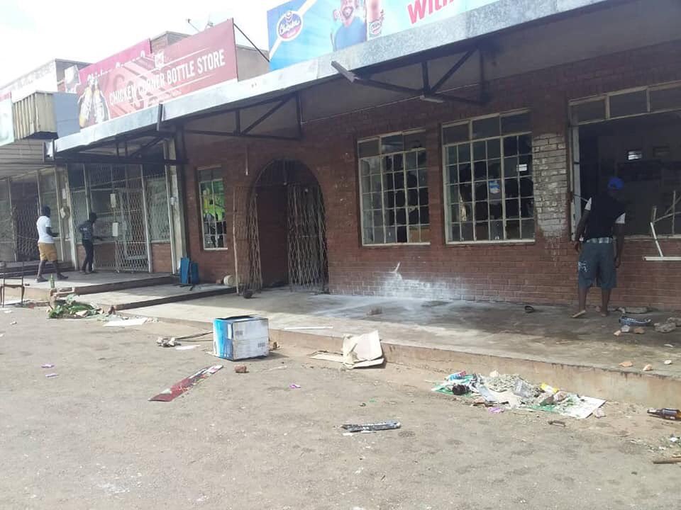 Updated: Sad Pictures Of Looted, Burnt And Destroyed Shops In Bulawayo ...