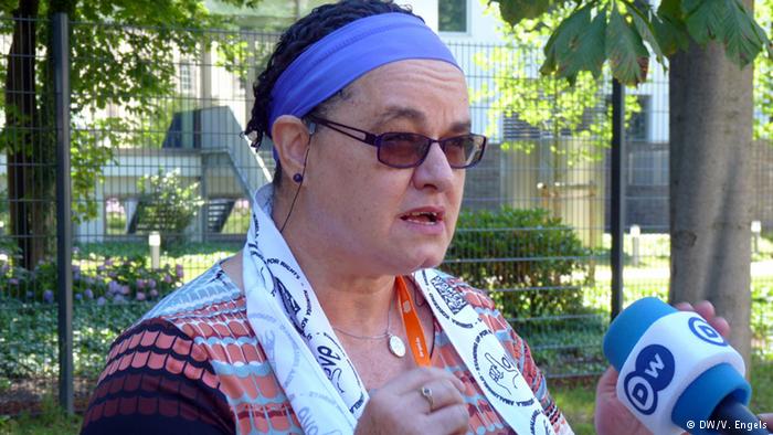 The leader of Women of Zimbabwe Arise (WOZA) Jenni Williams