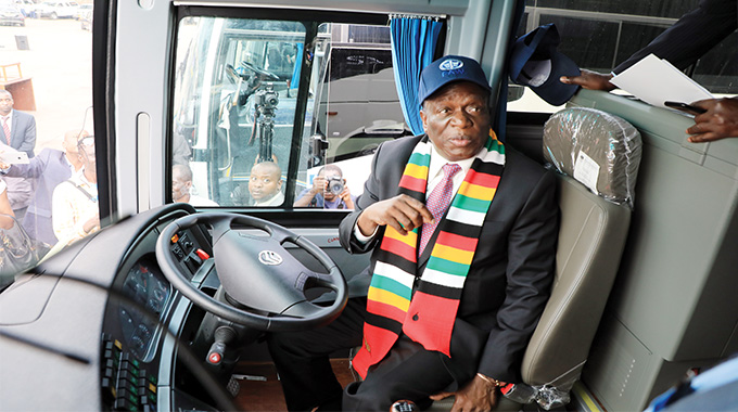 President Mnangagwa Directs ZUPCO To "Bring Back Order In The Transport Sector"