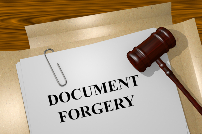 Forged documents