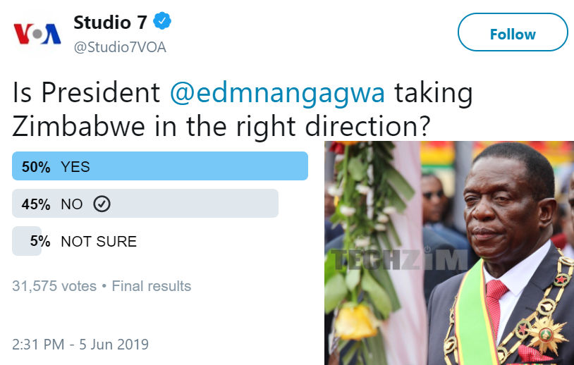 Twitter Poll Results Meaningless  – Techzim