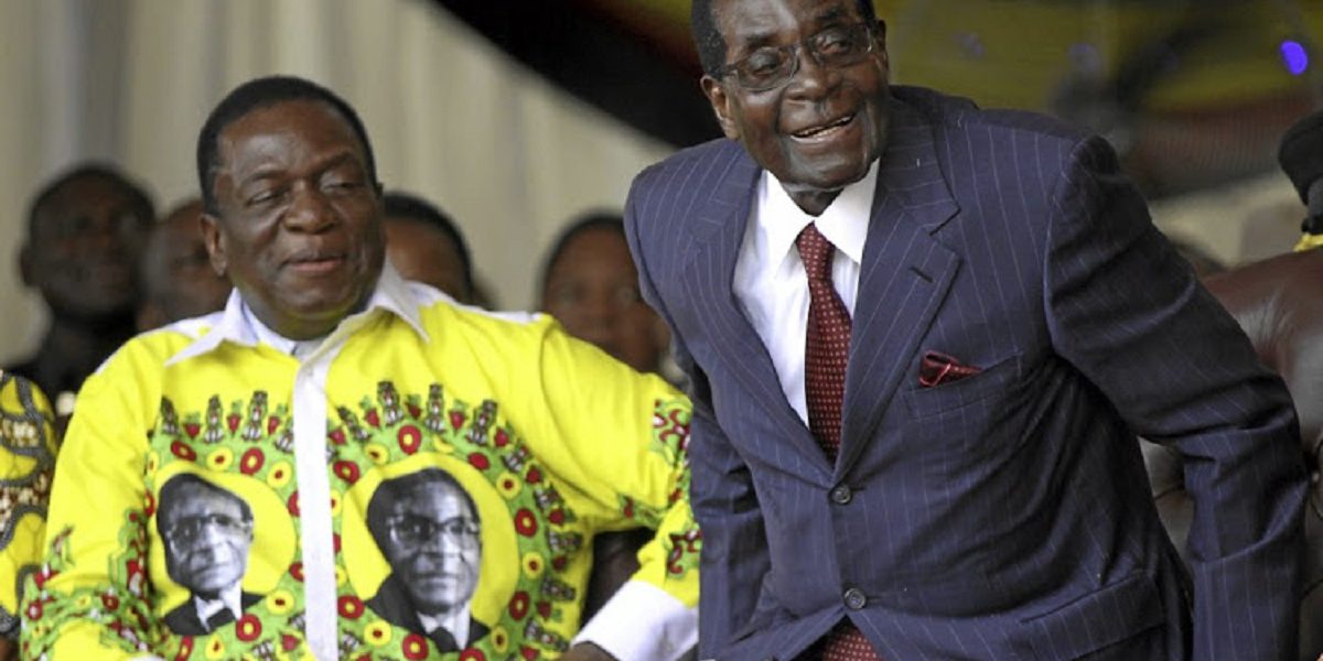 Rober Mugabe and Emmerson Mnangagwa Mugabe never rejected buried Heroes Acre