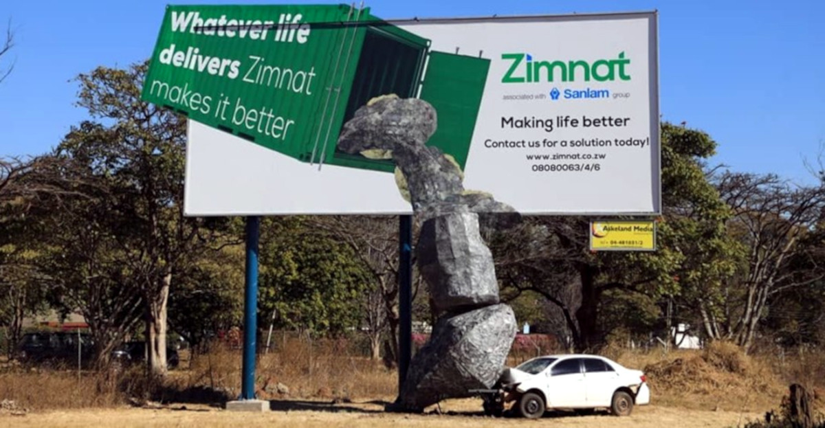 editor payslip Accident' 'Real Billboard In Car Harare Causes Stir