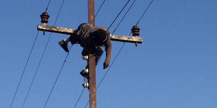 PICTURES: Man Electrocuted Trying To Steal Copper Cables – Pindula News