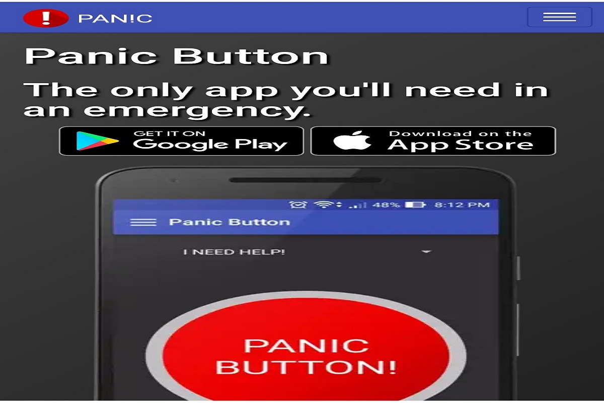 simplisafe panic button on app