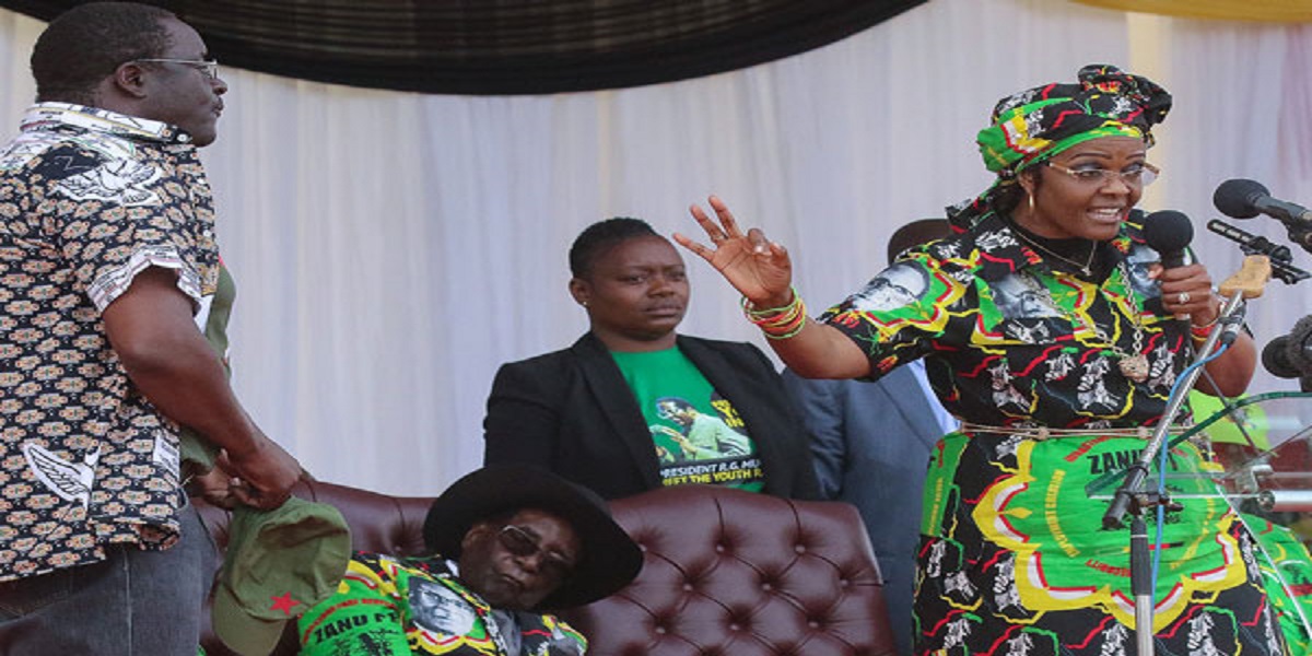 George Charamba and Grace Mugabe ministers zanu pf deal how remarks vaccines misleading zimfact
