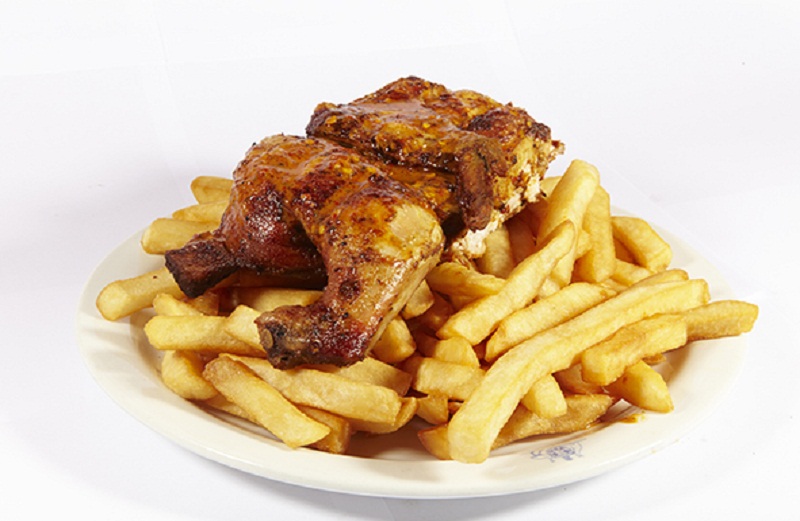 chicken and chips