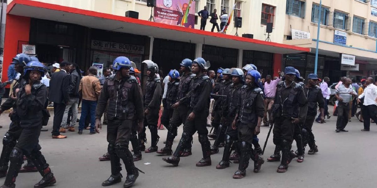 PICTURES: Soldiers Clad In Police Uniform Dispersed MDC Supporters On ...