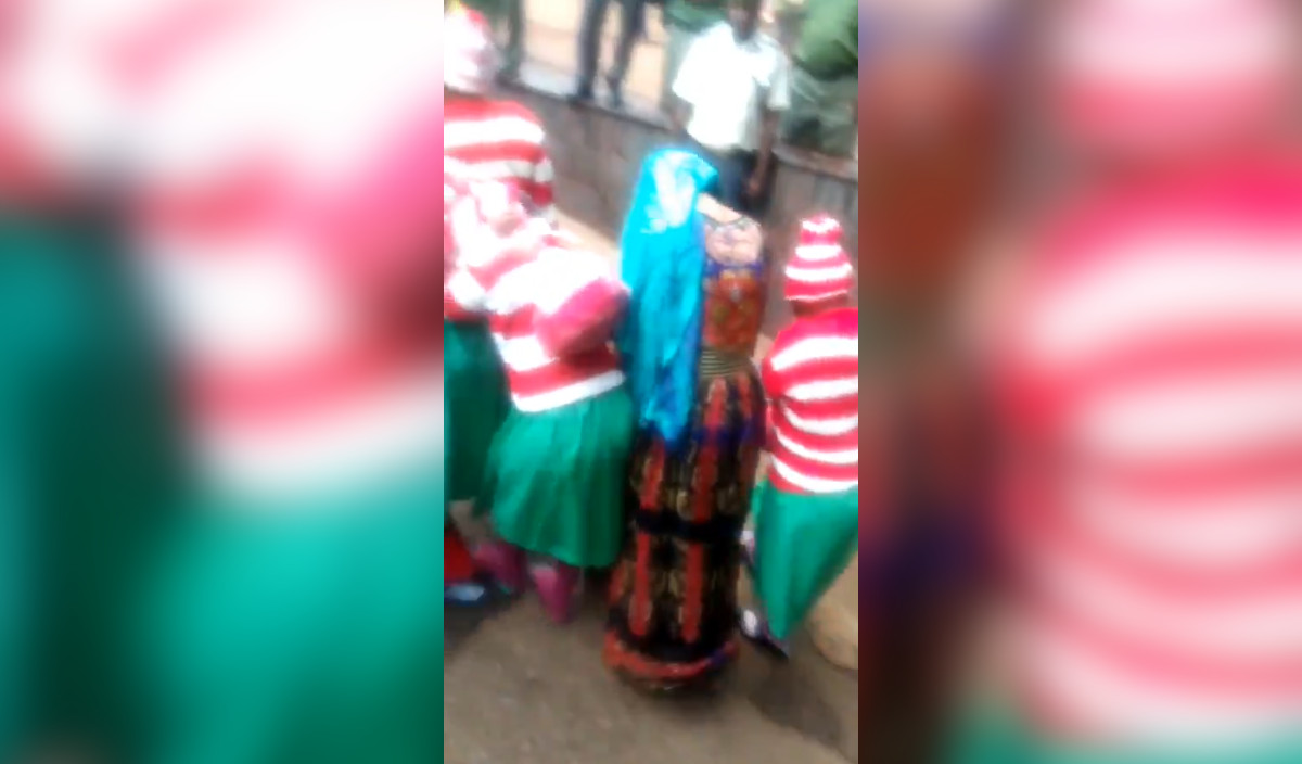 WATCH: Marry Chiwenga Hides Her Face As She’s Led To Remand Prison