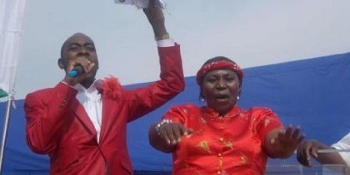 Tracy Mutinhiri and MDC-A leader Nelson Chamisa