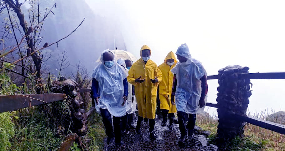 PICTURES: Zambian President Opens Victoria Falls To Public Despite Coronavirus Pandemic