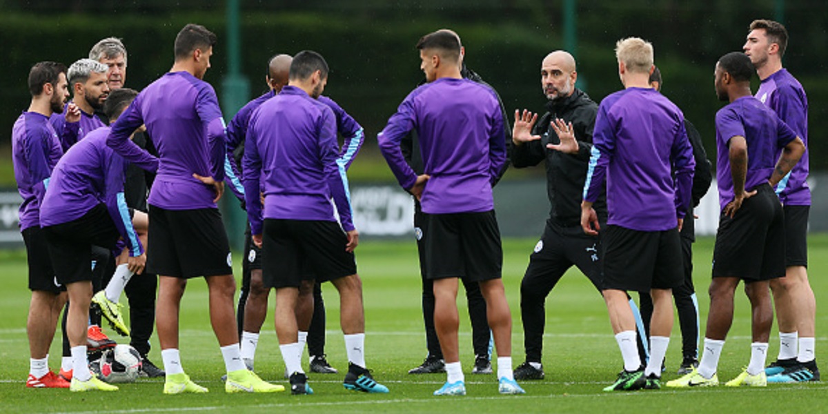 man city training pants junior