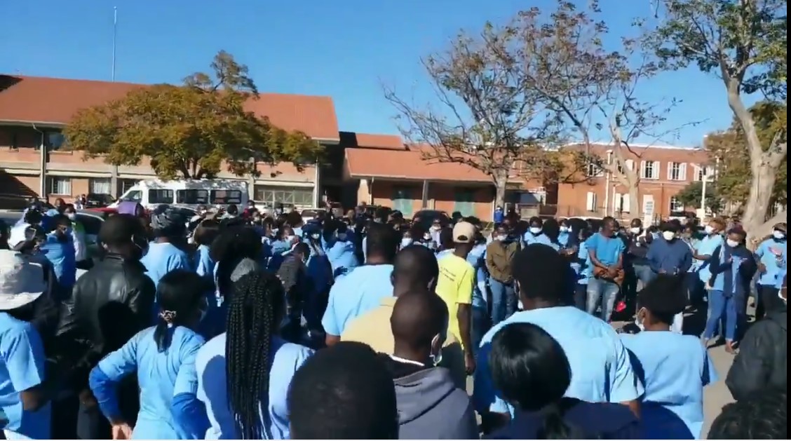 WATCH: Nurses At Mpilo And UBH Hospitals Stage Combined Demonstration ...