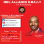 MDC Alliance e-rally flier
