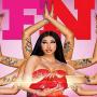 Cardi B posing as likeness of goddess Durga