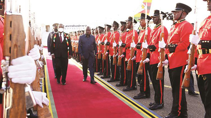 Mnangagwa in Tanzania
