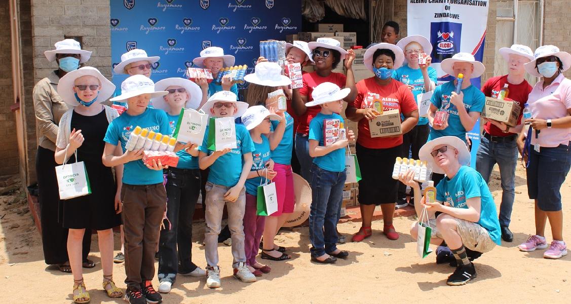 STANBIC DONATES TO ALBINO ORGANISATION OF ZIMBABWE