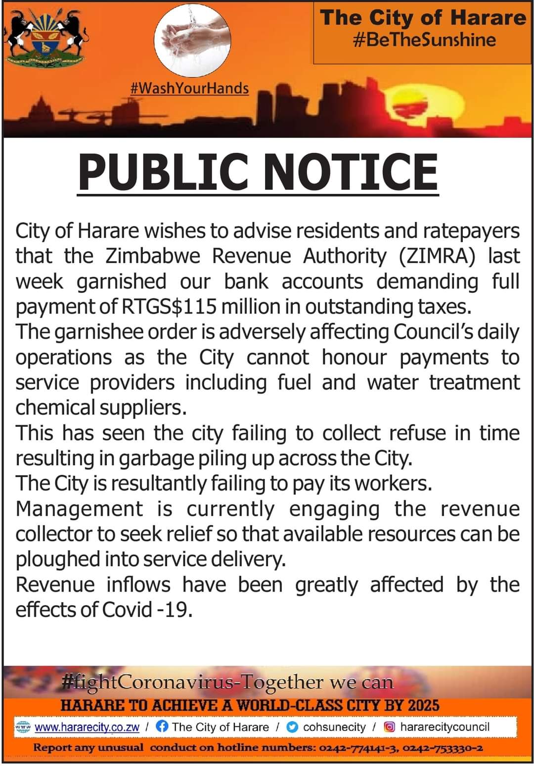 City Of Harare Garnished 