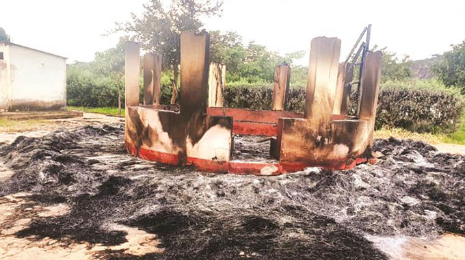 Thanks Makore 's Hut Gutted by fire