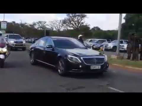 President Mnangagwa's Guards Assault Motorist