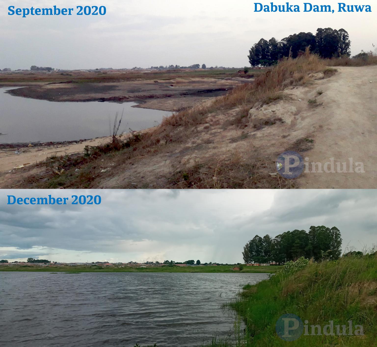 PICTURE Then and Now Dam Photos Show Rainfall Zimbabwe Has Received