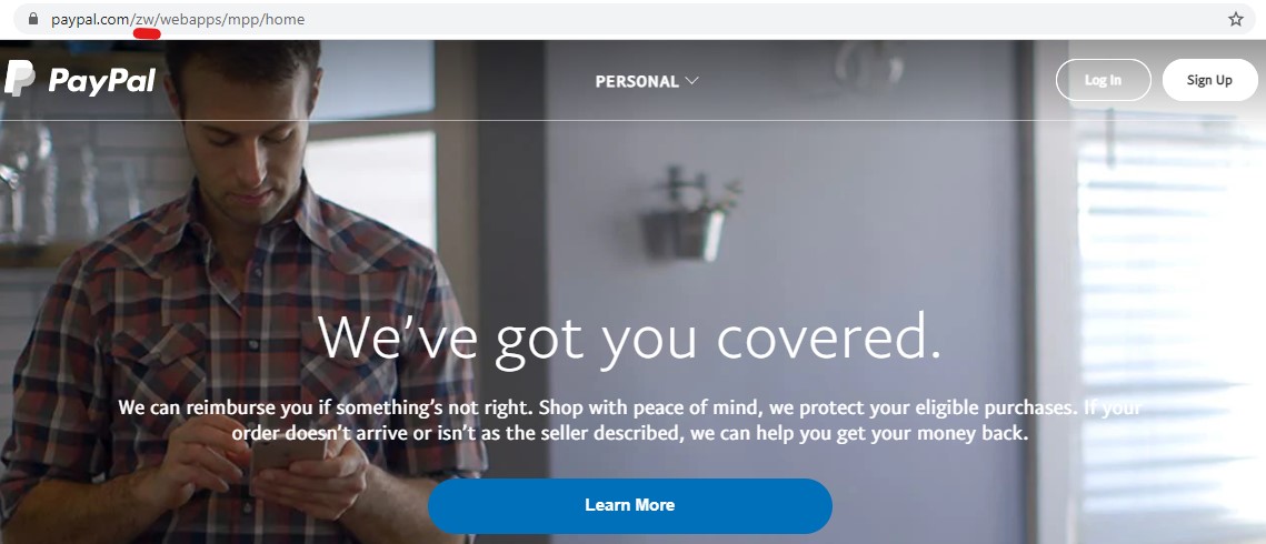 PayPal Zimbabwe Send Only