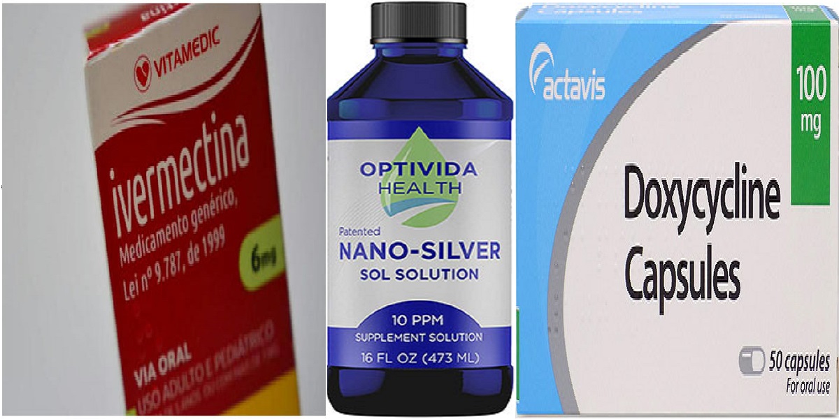 lvermectin, Doxycycline and Nano silver