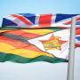 zimbabwe and british flags