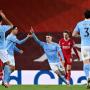 Manchester City's Phil Foden Celebrate Goal Against Liverpool