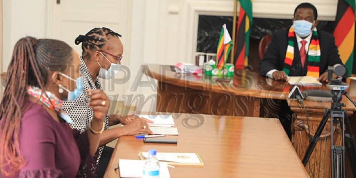 PRESIDENT MNANGAGWA ATTENDING POLAD MEETING FEBRUARY 2021
