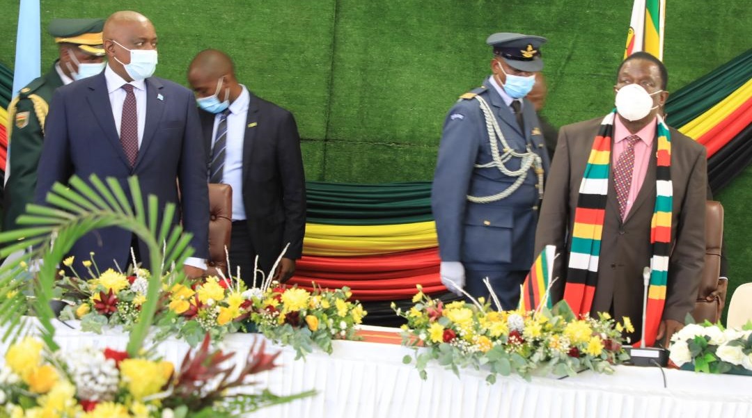 MASISI MEETS EMMERSON MNANGAGWA STATE HOUSE