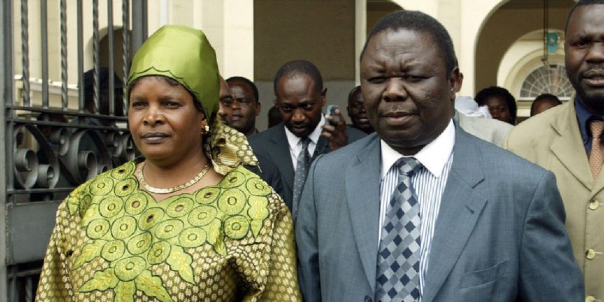 MDC Founder Morgan Tsvangirai and Susan Tsvangirai