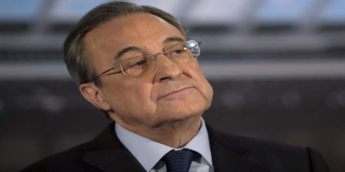 FLORENTINO PEREZ REAL MADRID SUPER LEAGUE
