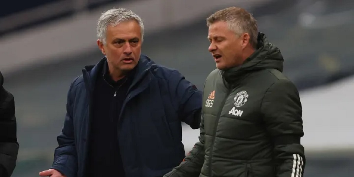 MOURINHO OLE GUNNAR MANCHESTER UNITED TOTTENHAM