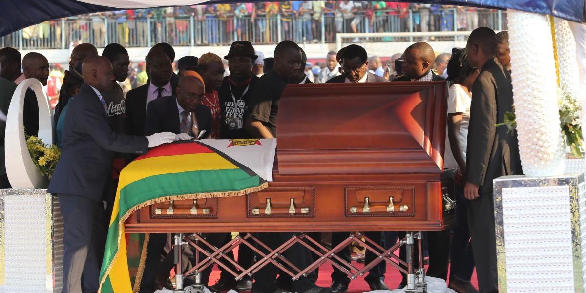 Robert Mugabe Casket exhumation reburial