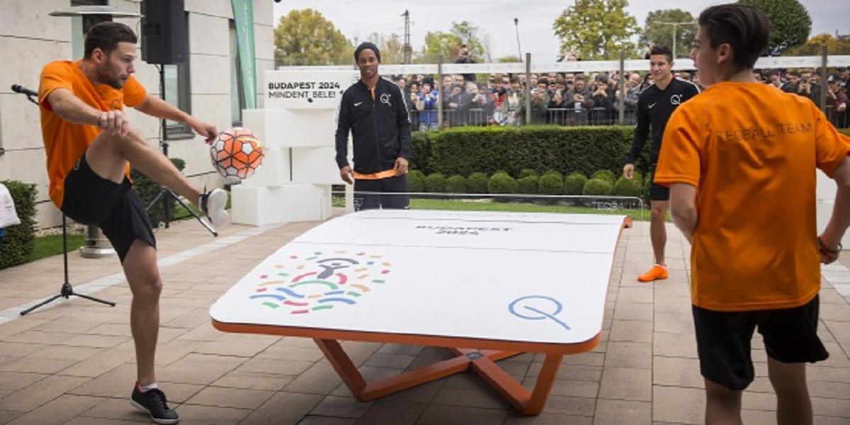 ronaldinho teqball PLAYERS New sport introduced zimbabwe