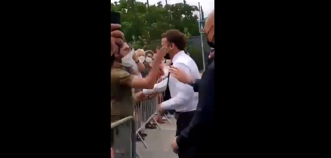 Emmanuel Macron man slapped jailed