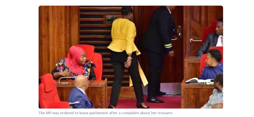 FEMALE MP TANZANIA TROUSERs ejected