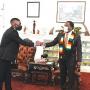 Marvelous Nakamba meets President Mnangagwa