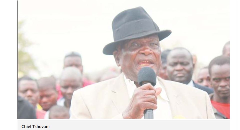 CHIEF TSHOVANI CHIREDZI died